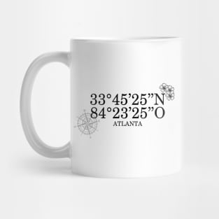 Atlanta Contact Information Mug